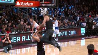 Watch Dwyane Wade and East Bench React to Awesome Jordan Kilganon Dunk Video