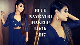 Watch BLUE NAVRATRI MAKEUP LOOK | INDAIN FESTIVAL Video