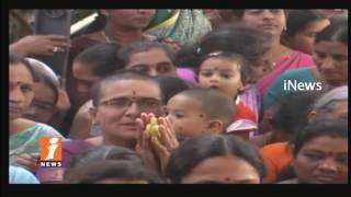 Watch Bhadrachalam Temple EO Suspended 3 Employees Due To Couples Try To Enter In Garba Gudi | iNews Video