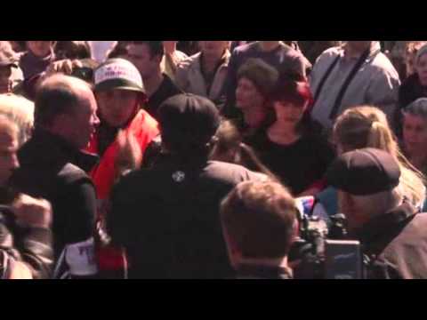 Watch Raw- 2 Pro-Russian Groups Scuffle in Ukraine News Video Video