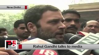 Watch Rahul Gandhi talks to media Politics Video Video