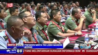 Watch Presiden Jokowi Minta TNI Lebih Mandiri Video