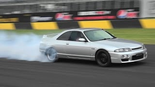Watch DR33GT SKYLINE FRYING TYRES AT POWERCRUISE 60 Video