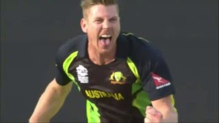 Watch Aus vs Pak world cup t20 2016 JAMES FAULKNER 5 wicket haul Video