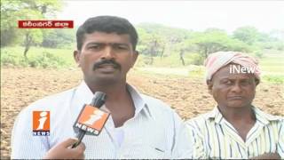 Watch Karimnagar Tenant Farmers unhappy over Telangana Govt Decisions On Fertilizers | iNews Video