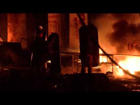Watch Raw- Kiev Clashes Continue As Deadline Looms News Video Video
