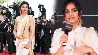Watch Sonam Kapoor WISHES Good Luck To Deepika Padukone For CANNES 2017 Video