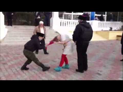 Watch Raw- Russian Security Attacks Pussy Riot Members News Video Video