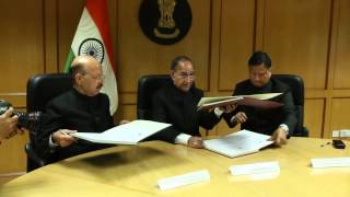 Watch Commission signing due Constitution notification on 18.05.2014 Video