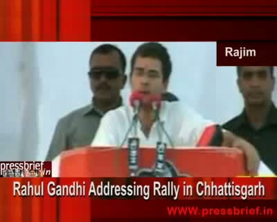 Watch Rahul Gandhi in Rajim(Chhttisgarh), 11th Apr 2009 Video