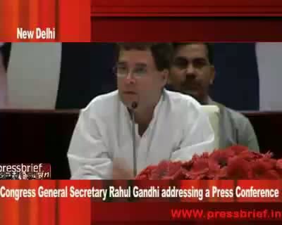 Watch Rahul Gandhi at Press Conference in New Delhi 5th may 2009 Part 03 Video