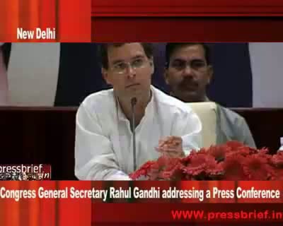 Watch Rahul Gandhi at Press Conference in New Delhi 5th may 2009 Part 05 Video