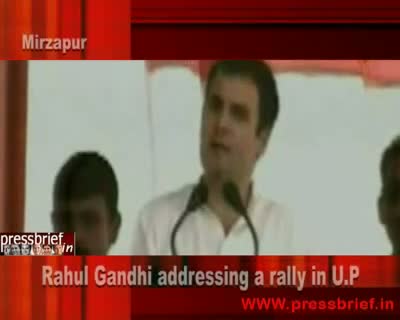 Watch Rahul Gandhi in Arhaura(UP),18th May 2010 Video