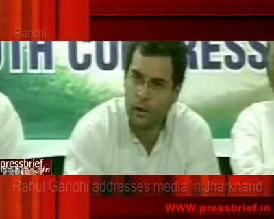Watch Rahul Gandhi in Ranchi, 15th October 2009 Video