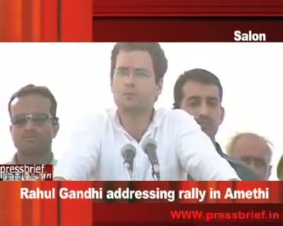 Watch Rahul Gandhi in Amethi, 18th April 2009 Video