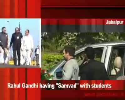 Watch Rahul Gandhi talking with students Video