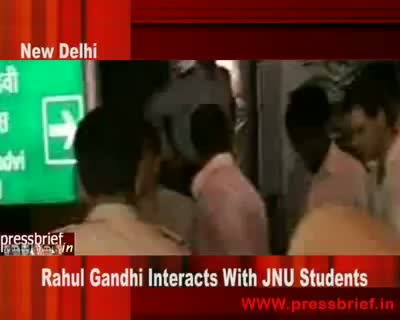Watch Rahul Gandhi Interacts With JNU Students 30 September 2009 Video