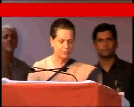 Watch Sonia Gandhi re-elected as Congress President Video