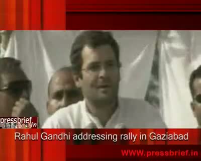Watch Rahul Gandhi in Ghaziabad 30th April 2009 Video