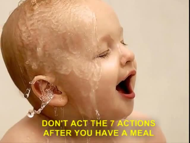 Watch The 7 dangerous acts after a meal [HQ] Video