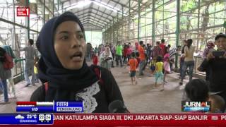 Watch Belasan Ribu Pengunjung Padati Kebun Binatang Ragunan Video