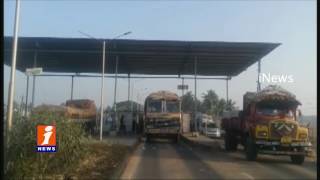 Watch Toll gates Re-Opened | Toll Collection Going Fine in East Godavari District | iNews Video