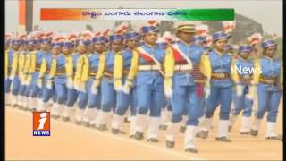 Watch Governor Narasimhan Flag Hoisting At 68th Republic Day Celebrations At Hyderabad | iNews Video