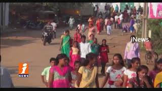 Watch Devotees Padayatra From Kagaznagar To Tonkini Siddhi Hanuman Temple | Adilabad | iNews Video