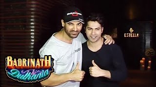 Watch John Abraham With Varun Dhawan At Badrinath Ki Dulhania Success Party Video