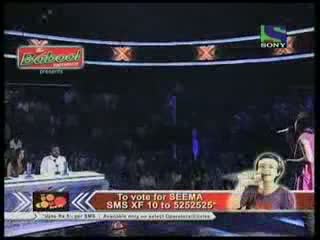 Watch Seema Jha singing Aao Tumhe Chand Pe Le Jaye- X Factor India - Episode 16 - 8th Jul 2011 Video