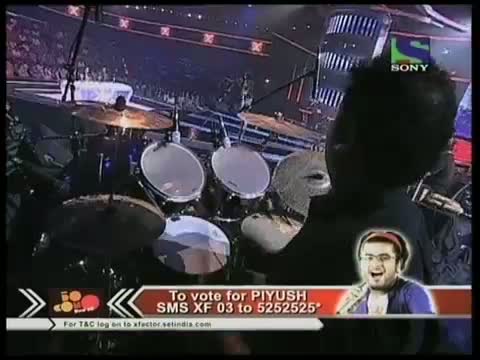 Watch Piyush's breath taking rock on Bheege Honth Tere- X Factor India - Episode-17 (9th-July-2011) Video