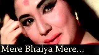 Watch Mere Bhaiya Mere Chanda - Kajal (1965) - Asha Bhosle  - Raksha Bandhan Song Video
