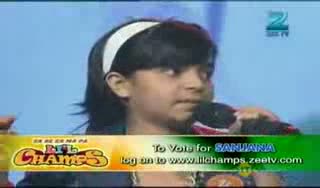 Watch Saregamapa L'il Champs 2011 August 12 '11 - Sanjana Video