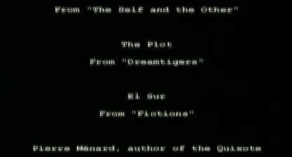 Watch Jorge Luis Borges: The Mirror Man - 6/6 Video