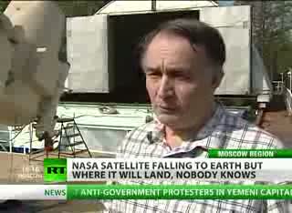 Watch NASA UARS satellite to hit Earth... anywhere Video