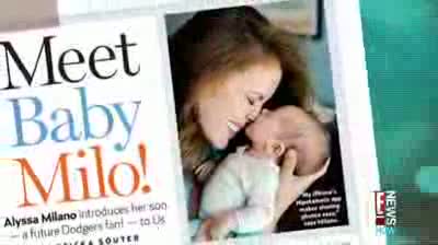 Watch Meet Alyssa Milano's Baby Boy Video