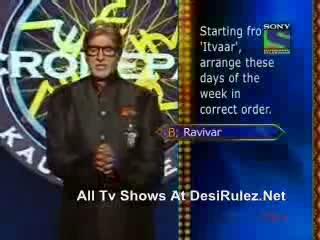 Watch Kaun Banega Crorepati (5th-October-2011) Part 6 Video