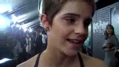 Watch Emma Watson Talks College And Her New Haircut At Harry Potter Video