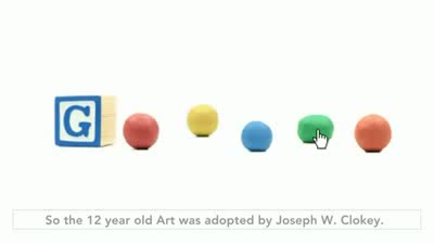 Watch Art Clokey's 90th Birthday - Art Clokey Google doodle Video