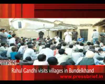 Watch Date by 12th October 2 011 Congress General Secretary Rahul Gandhi visited Bundelkhand to motivate Y... Video