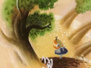 Watch Mary Blair's Alice in Wonderland Artwork Animated Video
