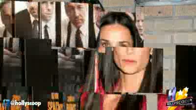 Watch Demi Moore Visits Two and a Half Men Set Video