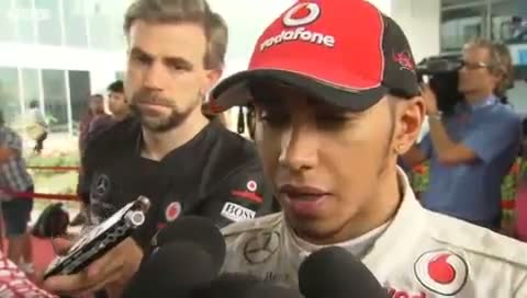 Watch Lewis Hamilton Happy with his Qualifying Result - BBC - F1 2011 - Round 17 India Video