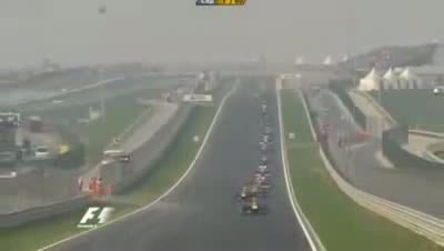 Watch Indian GP Start + Crashes and Accidents - BBC - F1 2011 - Round 17 - India Video