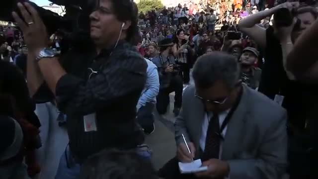 Watch Michael Moore visits Occupy Oakland Video