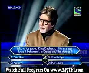 Watch Kaun Banega Crorepati 2nd November 2011 Part 8 Video
