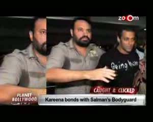 Watch Kareena Kapoor bonds with Salman Khan bodyguard Video