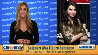 Watch Selena Gomezs Wax Figure Debuted Next To Justin Bieber Video