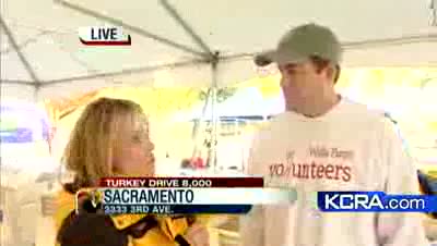 Watch Wells Fargo Employees Help Collect Turkeys Video
