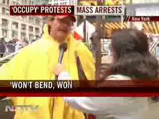 Watch Occupy Wall Street - 300 arrested in New York Video
